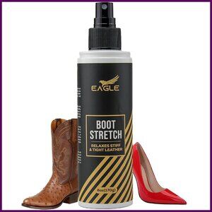 6oz Leather Boot Stretcher Spray - Softener for Tight Shoes & Boots
